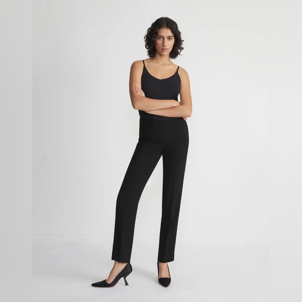 LAFAYETTE 148 Stretch Virgin Wool Bleecker Trouser Pants Tailored Straight Leg